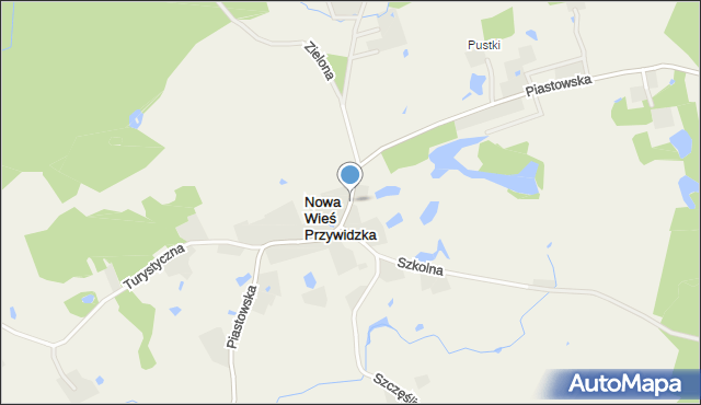 Nowa Wieś Przywidzka, Piastowska, mapa Nowa Wieś Przywidzka