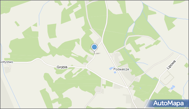 Odporyszów, Piastowska, mapa Odporyszów
