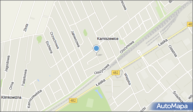 Pabianice, Piątkowska, mapa Pabianic