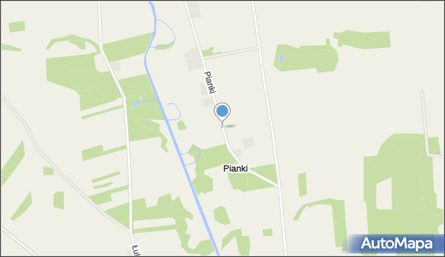 Pianki gmina Rościszewo, Pianki, mapa Pianki gmina Rościszewo