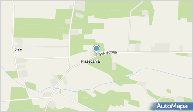 Piasecznia, Piasecznia, mapa Piasecznia