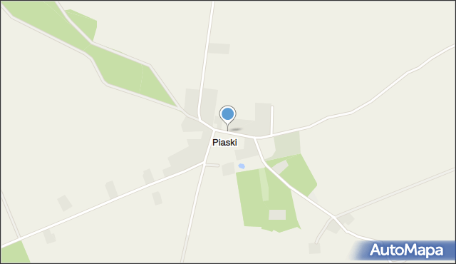 Piaski gmina Kruszwica, Piaski, mapa Piaski gmina Kruszwica