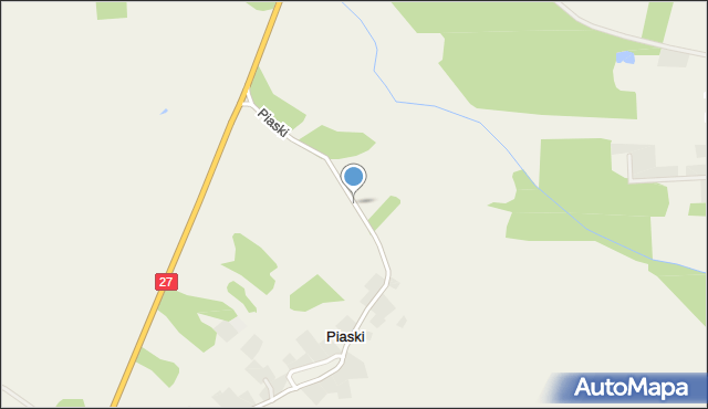Piaski gmina Świdnica, Piaski, mapa Piaski gmina Świdnica