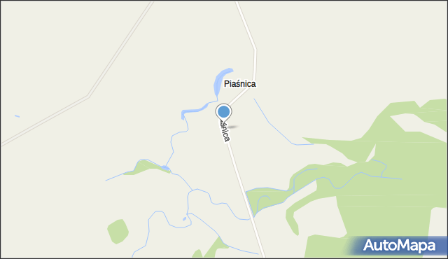 Piaśnica, Piaśnica, mapa Piaśnica