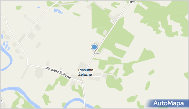 Piasutno Żelazne, Piasutno Żelazne, mapa Piasutno Żelazne