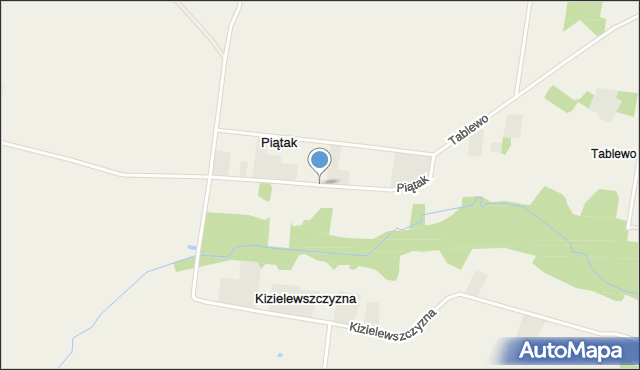 Piątak, Piątak, mapa Piątak