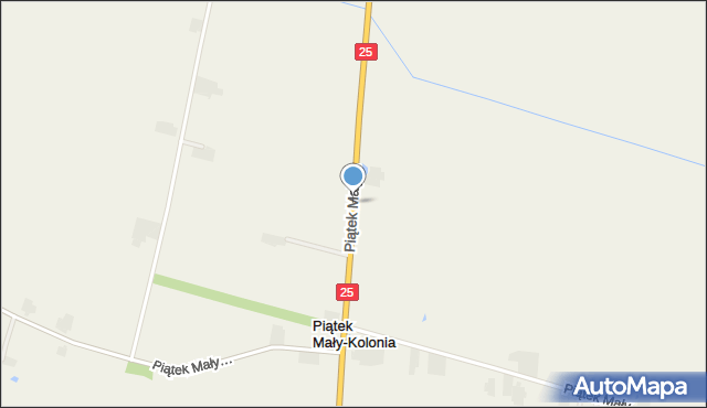 Piątek Mały-Kolonia, Piątek Mały-Kolonia, mapa Piątek Mały-Kolonia