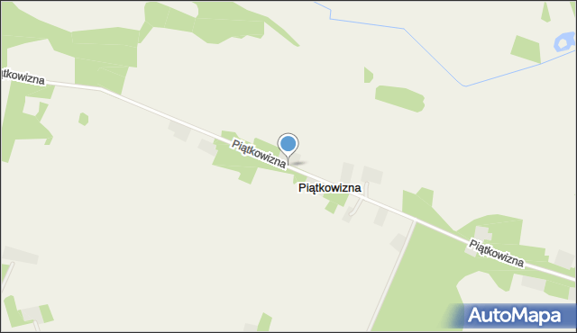 Piątkowizna, Piątkowizna, mapa Piątkowizna