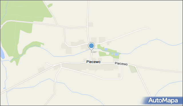 Piecewo gmina Tarnówka, Piecewo, mapa Piecewo gmina Tarnówka