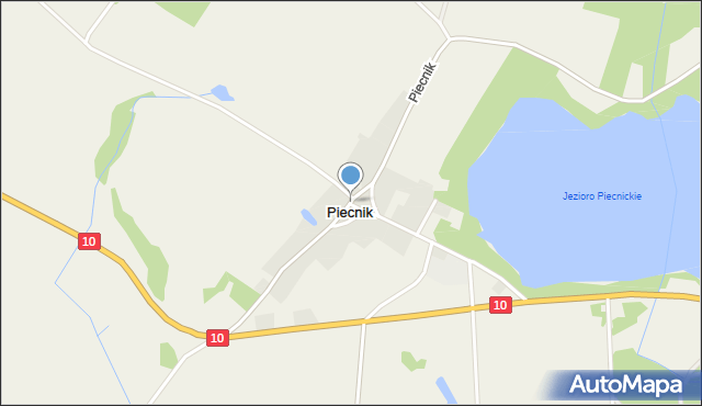 Piecnik, Piecnik, mapa Piecnik