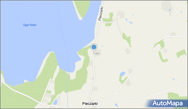 Pieczarki gmina Pozezdrze, Pieczarki, mapa Pieczarki gmina Pozezdrze