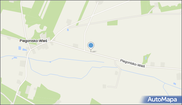 Piegonisko-Wieś, Piegonisko-Wieś, mapa Piegonisko-Wieś