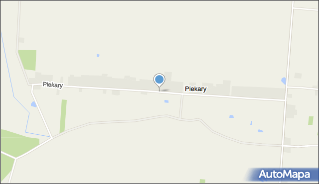 Piekary gmina Wola Krzysztoporska, Piekary, mapa Piekary gmina Wola Krzysztoporska