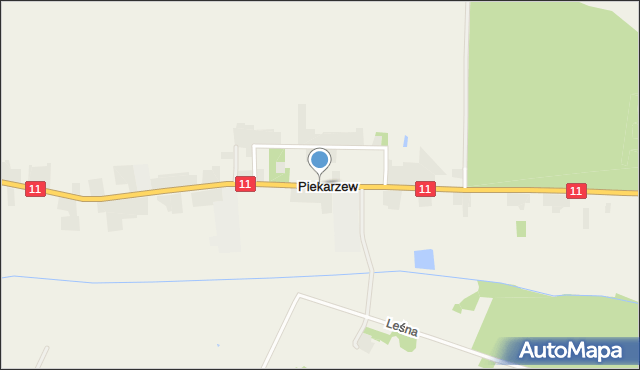 Piekarzew, Piekarzew, mapa Piekarzew