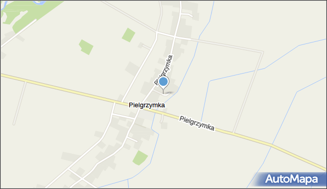 Pielgrzymka gmina Osiek Jasielski, Pielgrzymka, mapa Pielgrzymka gmina Osiek Jasielski