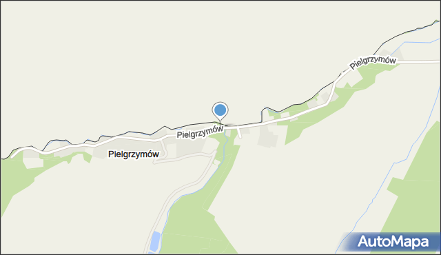 Pielgrzymów gmina Głubczyce, Pielgrzymów, mapa Pielgrzymów gmina Głubczyce