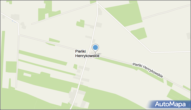 Pieńki Henrykowskie, Pieńki Henrykowskie, mapa Pieńki Henrykowskie