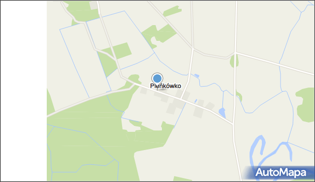 Pieńkówko, Pieńkówko, mapa Pieńkówko