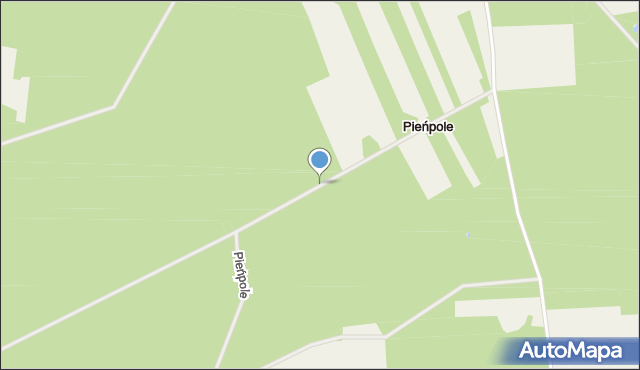 Pieńpole, Pieńpole, mapa Pieńpole