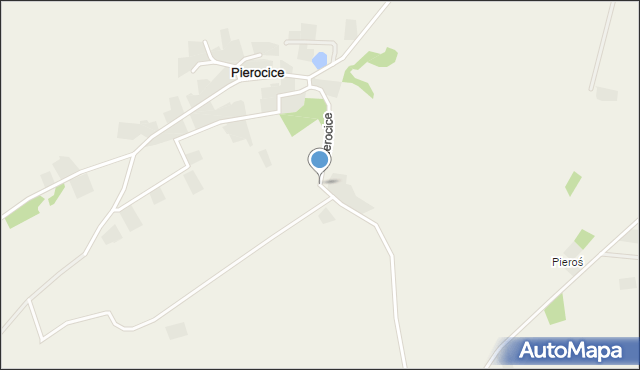 Pierocice, Pierocice, mapa Pierocice