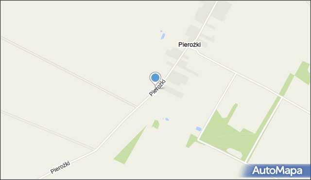 Pierożki, Pierożki, mapa Pierożki