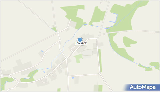 Pieszcz, Pieszcz, mapa Pieszcz