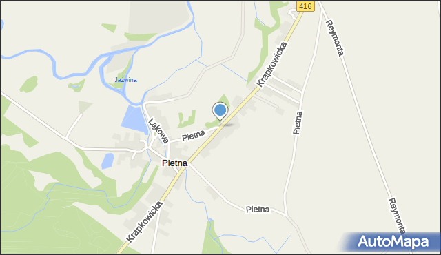 Pietna, Pietna, mapa Pietna