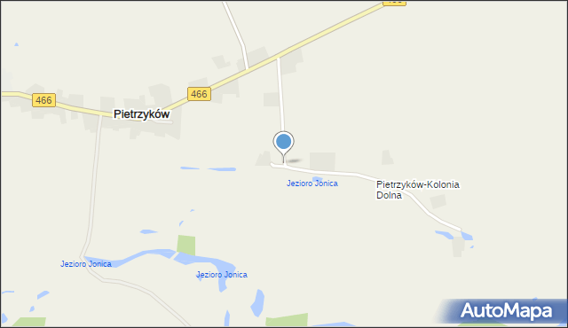 Pietrzyków-Kolonia, Pietrzyków-Kolonia, mapa Pietrzyków-Kolonia