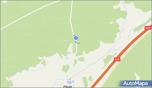 Pikule, Pikule, mapa Pikule
