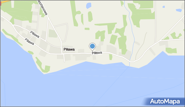 Piława gmina Borne Sulinowo, Piława, mapa Piława gmina Borne Sulinowo