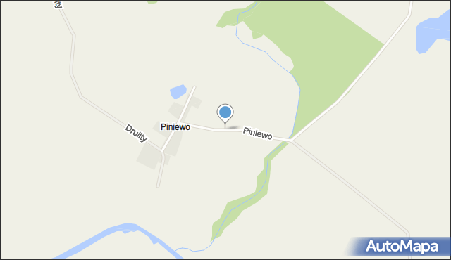 Piniewo, Piniewo, mapa Piniewo