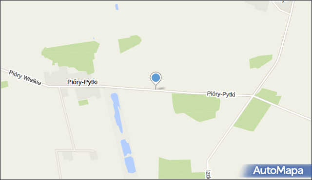 Pióry-Pytki, Pióry-Pytki, mapa Pióry-Pytki