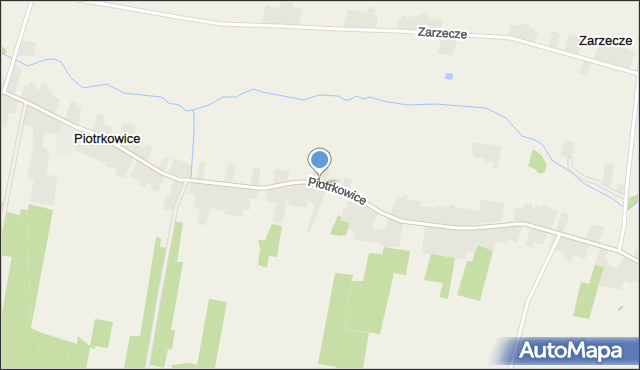 Piotrkowice gmina Wodzisław, Piotrkowice, mapa Piotrkowice gmina Wodzisław