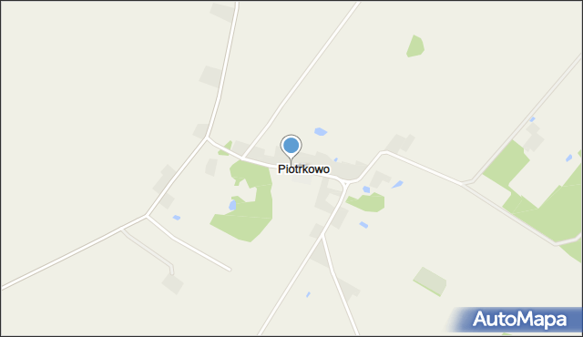 Piotrkowo gmina Susz, Piotrkowo, mapa Piotrkowo gmina Susz