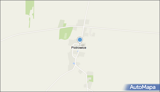 Piotrowice gmina Dygowo, Piotrowice, mapa Piotrowice gmina Dygowo