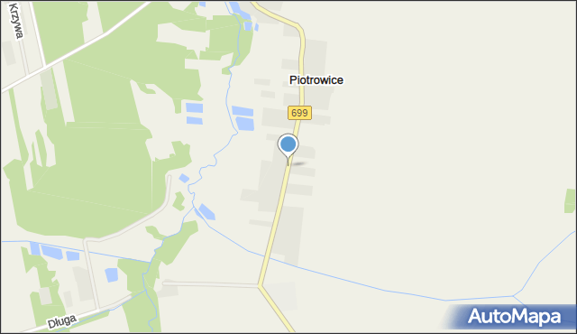 Piotrowice gmina Jedlnia-Letnisko, Piotrowice, mapa Piotrowice gmina Jedlnia-Letnisko