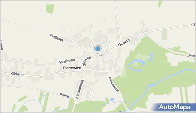 Piotrowice gmina Kostomłoty, Piotrowice, mapa Piotrowice gmina Kostomłoty