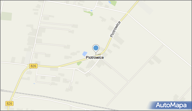 Piotrowice gmina Nałęczów, Piotrowice, mapa Piotrowice gmina Nałęczów