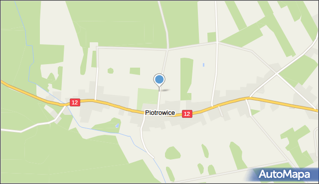 Piotrowice gmina Przemków, Piotrowice, mapa Piotrowice gmina Przemków