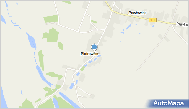 Piotrowice gmina Stężyca, Piotrowice, mapa Piotrowice gmina Stężyca