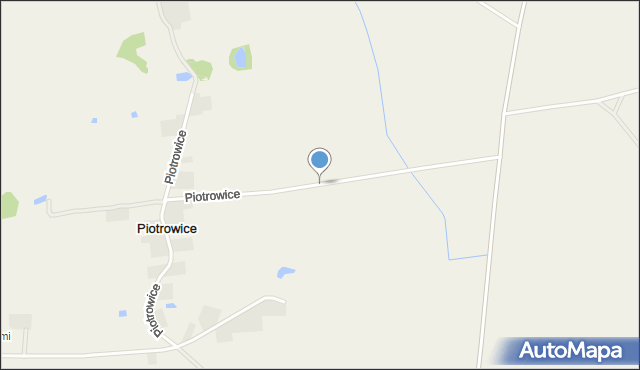 Piotrowice gmina Warta, Piotrowice, mapa Piotrowice gmina Warta