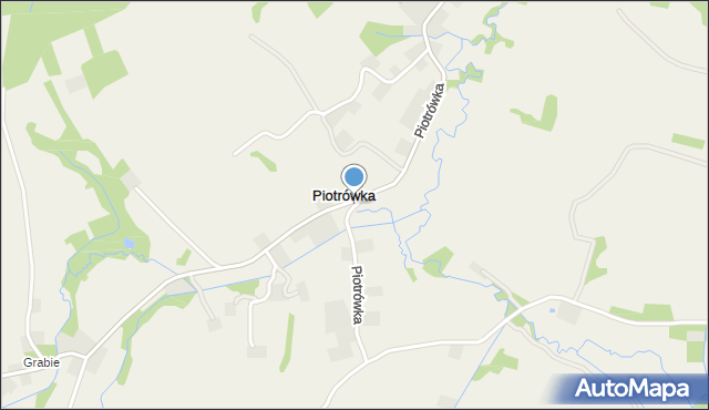 Piotrówka gmina Jedlicze, Piotrówka, mapa Piotrówka gmina Jedlicze