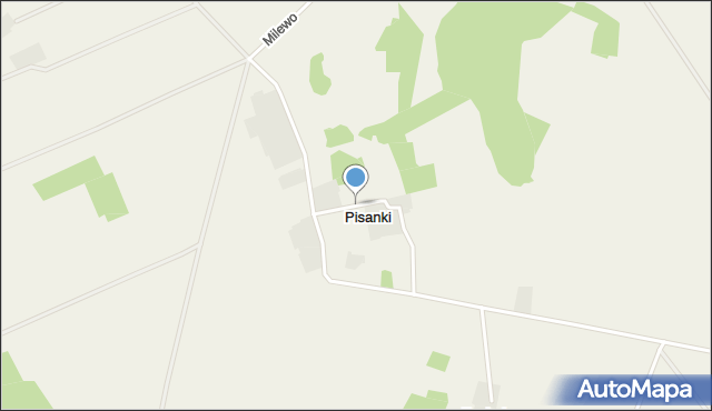 Pisanki, Pisanki, mapa Pisanki