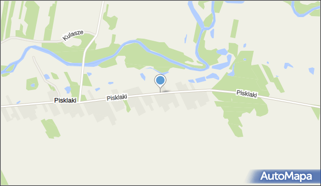 Pisklaki, Pisklaki, mapa Pisklaki