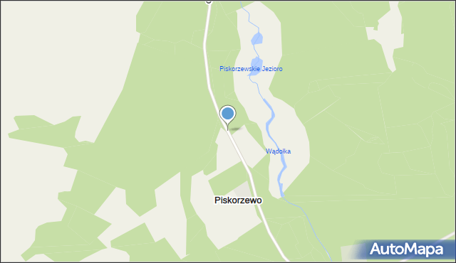 Piskorzewo, Piskorzewo, mapa Piskorzewo