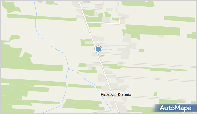 Piszczac-Kolonia, Piszczac-Kolonia, mapa Piszczac-Kolonia