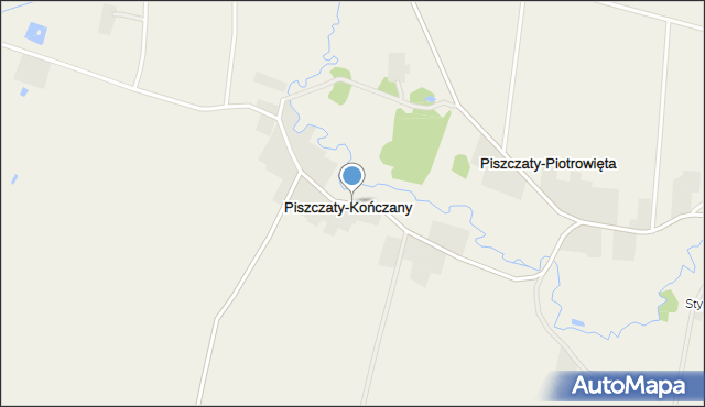 Piszczaty-Kończany, Piszczaty-Kończany, mapa Piszczaty-Kończany