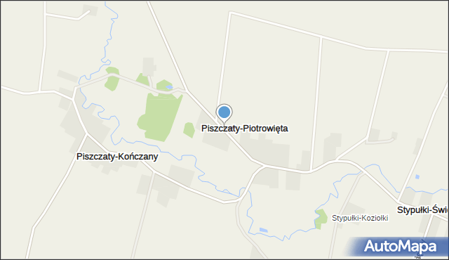 Piszczaty-Piotrowięta, Piszczaty-Piotrowięta, mapa Piszczaty-Piotrowięta