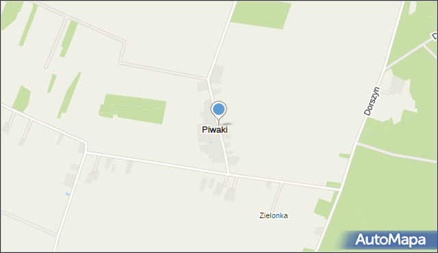 Piwaki, Piwaki, mapa Piwaki