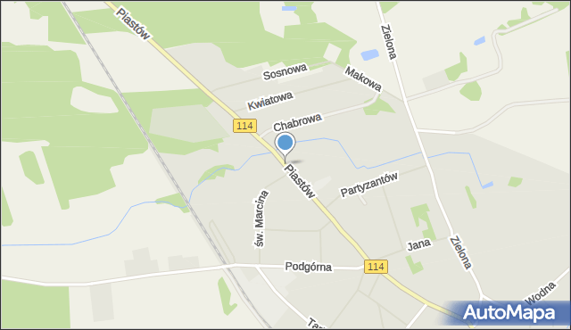 Police, Piastów, mapa Police